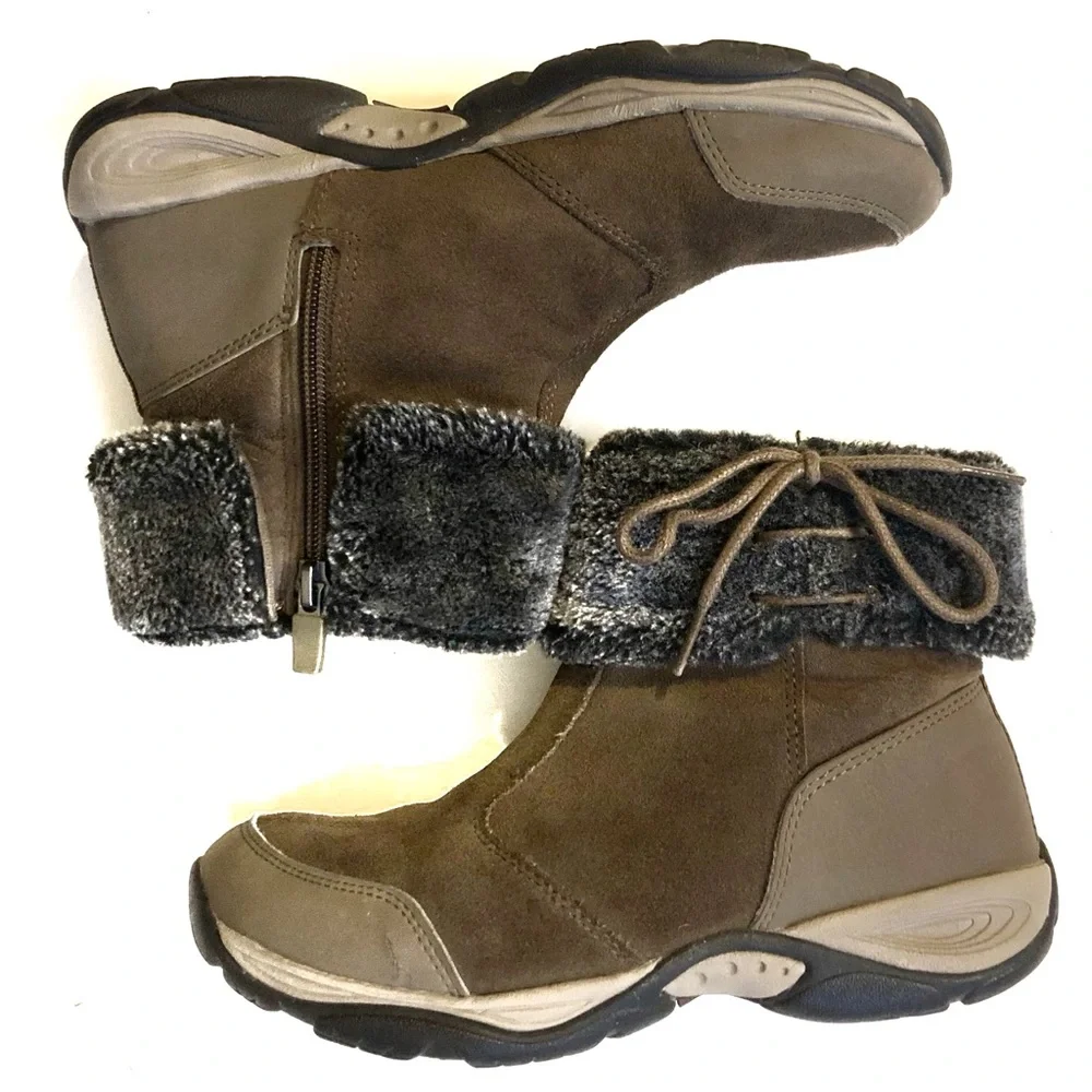 Easy Spirit Boots 3 for 15 SALE CLEARANCE Brown Cold Weather Booties Size 6